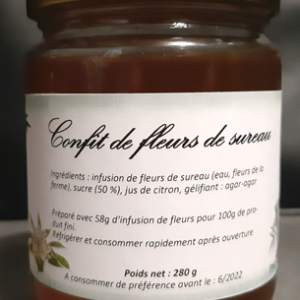 Confit de fleurs de sureau