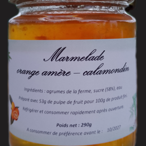 Marmelade orange amère – calamondin