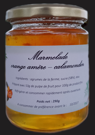 Marmelade orange amère - calamondin
