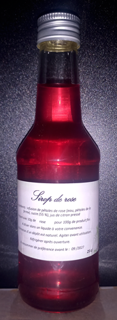 Sirop de rose