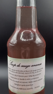 Sirop de sauge ananas
