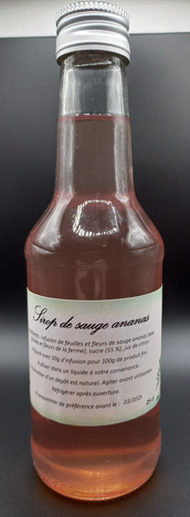 Sirop de sauge ananas