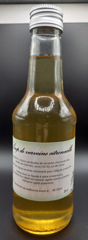 Sirop de verveine citronnelle
