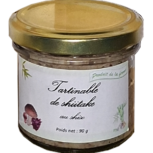 Tartinable de champignons Shiitake et shiso pourpre
